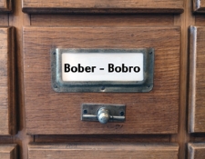 BOBER-BOBRO Katalog alfabetyczny