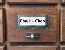 CHAJK-CHAO Katalog alfabetyczny