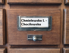 CHMIELEWSKA L.-CHOCILOWSKA Katalog alfabetyczny