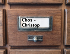 CHOS-CHRISTOP Katalog alfabetyczny