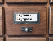 CZYZOW-CZYZYNSKI Katalog alfabetyczny