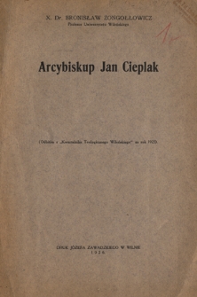 Arcybiskup Jan Cieplak