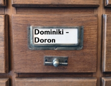 DOMINIKI-DORON Katalog alfabetyczny