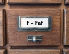 F-FAF Katalog alfabetyczny