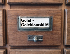 GOLAT-GOLEBIOWSKI M. Katalog alfabetyczny