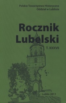 Rocznik Lubelski T. 37 (2011)