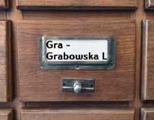 GRA-GRABOWSKA L. Katalog alfabetyczny