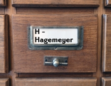 H-HAGEMEYER Katalog alfabetyczny