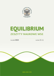 Equilibrium : zeszyty naukowe WSE 2023, nr 2=13