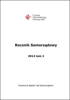 Rocznik Samorządowy. - 2013, t.2