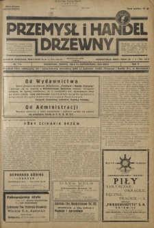 Przemysł i Handel Drzewny / red. Adam Schwarz. R.5, nr 114 (25 października 1929)
