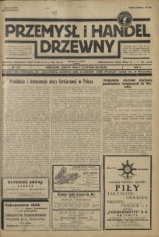 Przemysł i Handel Drzewny / red. Adam Schwarz. R.5, nr 118 (9 listopada 1929)