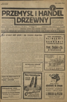 Przemysł i Handel Drzewny / red. Adam Schwarz. R.5, nr 127 (10 grudnia 1929)