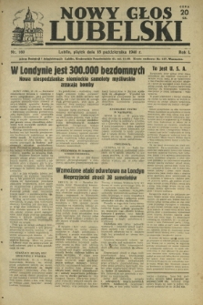 Nowy Głos Lubelski. R. 1, nr 160 (18 października 1940)