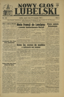 Nowy Głos Lubelski. R. 1, nr 195 (29 listopada 1940)