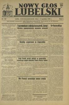 Nowy Głos Lubelski. R. 1, nr 197 (1-2 grudnia 1940)