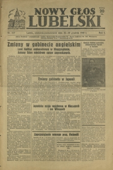Nowy Głos Lubelski. R. 1, nr 217 (29-30 grudnia 1940)