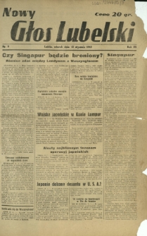 Nowy Głos Lubelski. R. 3, nr 9 (13 stycznia 1942)