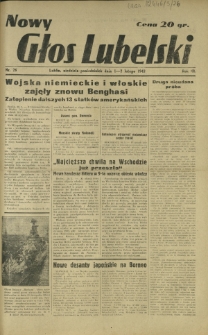 Nowy Głos Lubelski. R. 3, nr 26 (1-2 lutego 1942)