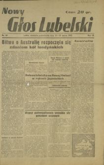 Nowy Głos Lubelski. R. 3, nr 68 (22-23 marca 1942)
