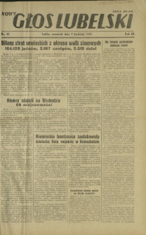 Nowy Głos Lubelski. R. 3, nr 80 (9 kwietnia 1942)
