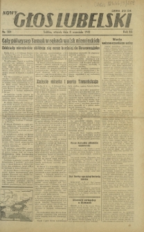 Nowy Głos Lubelski. R. 3, nr 209 (8 września 1942)