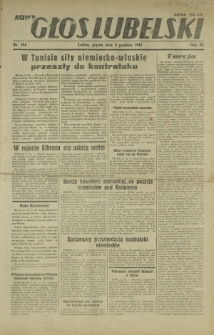 Nowy Głos Lubelski. R. 3, nr 284 (4 grudnia 1942)