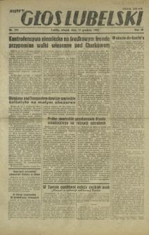 Nowy Głos Lubelski. R. 3, nr 293 (15 grudnia 1942)