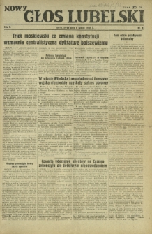 Nowy Głos Lubelski. R. 5, nr 33 (9 lutego 1944)