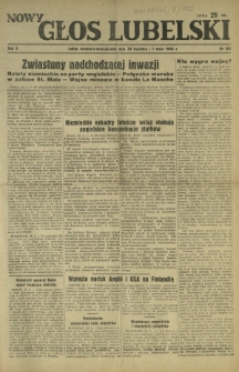 Nowy Głos Lubelski. R. 5, nr 102 (30 kwietnia - 1 maja 1944)