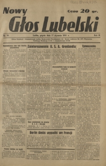 Nowy Głos Lubelski. R. 2, nr 13 (17 stycznia 1941)