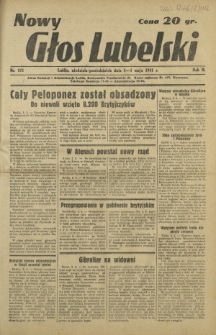 Nowy Głos Lubelski. R. 2, nr 102 (4-5 maja 1941)