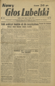Nowy Głos Lubelski. R. 2, nr 107 (10 maja 1941)