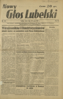 Nowy Głos Lubelski. R. 2, nr 122 (28 maja 1941)