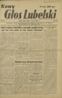 Nowy Głos Lubelski. R. 2, nr 129 (6 czerwca 1941)
