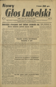 Nowy Głos Lubelski. R. 2, nr 141 (20 czerwca 1941)