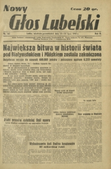 Nowy Głos Lubelski. R. 2, nr 161 (13-14 lipca 1941)