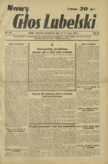 Nowy Głos Lubelski. R. 2, nr 167 (20-21 lipca 1941)