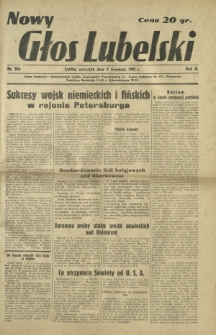 Nowy Głos Lubelski. R. 2, nr 206 (4 września 1941)