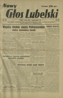 Nowy Głos Lubelski. R. 2, nr 232 (4 października 1941)