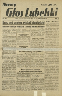 Nowy Głos Lubelski. R. 2, nr 269 (16-17 listopada 1941)