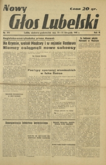 Nowy Głos Lubelski. R. 2, nr 275 (23-24 listopada 1941)