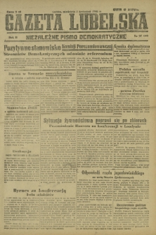 Gazeta Lubelska : niezależne pismo demokratyczne. R. 2, nr 97=406 (7 kwiecień 1946)