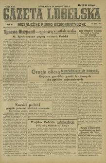 Gazeta Lubelska : niezależne pismo demokratyczne. R. 2, nr 103=412 (13 kwiecień 1946)