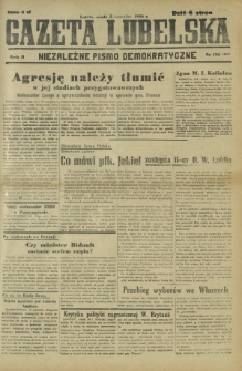 Gazeta Lubelska : niezależne pismo demokratyczne. R. 2, nr 154=463 (5 czerwiec 1946)