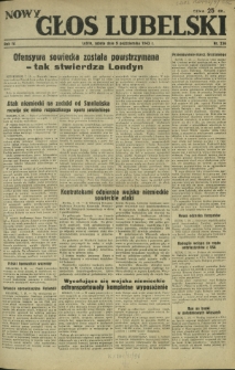 Nowy Głos Lubelski. R. 4, nr 236 (9 października 1943)