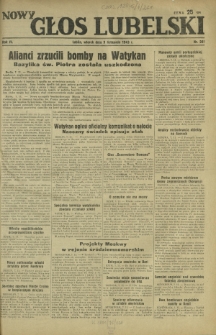 Nowy Głos Lubelski. R. 4, nr 261 (9 listopada 1943)