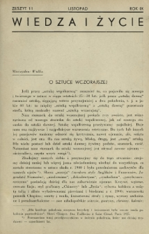 Wiedza i Życie R. 9, z. 11 (listopad 1934)