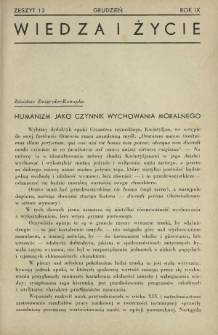 Wiedza i Życie R. 9, z. 12 (grudzień 1934)
