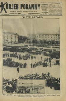 Kurjer Poranny : niedzielny dodatek ilustrowany do R. 50, No 232 (22 sierpnia 1926)
